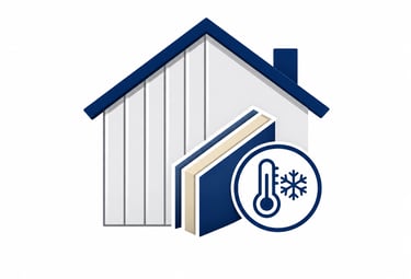 Bardage avec isolation thermique performante