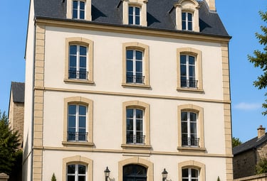 Façade maison rénovée – enduit isolant extérieur
