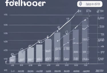 A smartphone displaying a flourishing Instagram profile with high follower count.