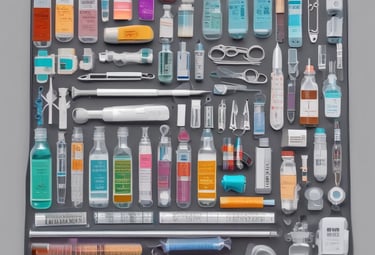 A red and yellow Toyota Vios car is parked on a wet street next to a green building with red metal fencing. A sign for drug testing is visible, and a person walks away in the distance wearing a black top and shorts.