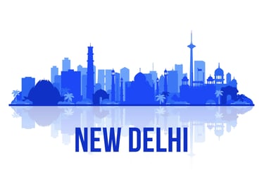 Delhi City Illustration