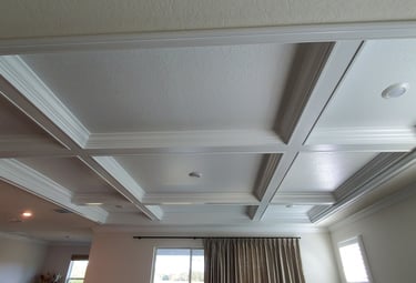 coffered ceiling