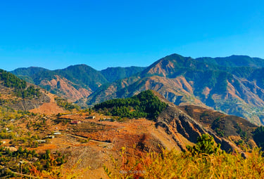 Stunning view of Nathiagali hills