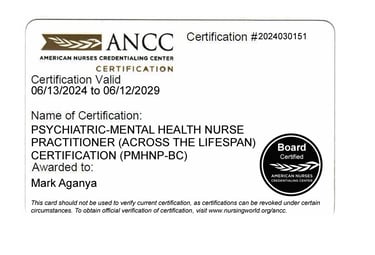 Mark Aganya PMHNP-BC