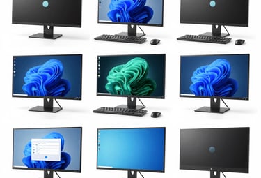 A close-up of a refurbished server rack glowing with green indicator lights.