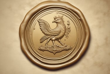 A close-up of a certificate of recognition.
