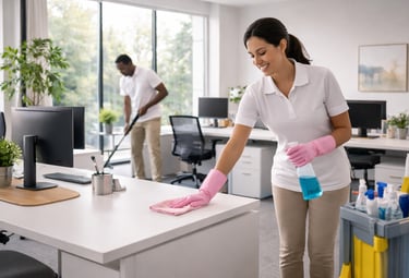 Commercial office cleaning in Durham, NC