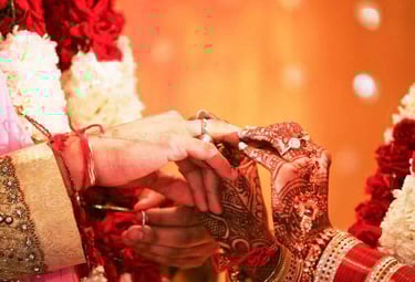 Ring Ceremony in hindu marriage