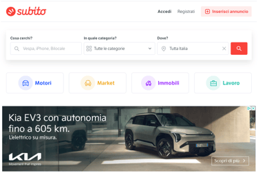 Homepage Subito.it