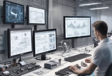 a close up of a machine working on a piece of fabric