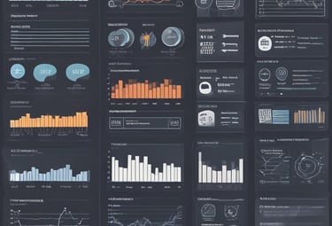 A dashboard displaying automated business reports.