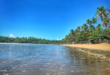 Praia Cueira, Ilha de Boipeba. Refúgio do Sagrado. Eventos e hospedagem