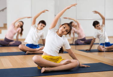 Development of rhythmic sense,flexibility,posture correction, gesture and facial expression for kids