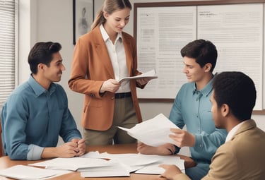 A collection of various books related to translation and dictionaries, with covers in a mix of English and Arabic languages. The books have diverse cover designs featuring text, globes, and other graphical elements. They're arranged in neat rows on a patterned surface.