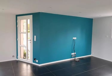 La peinture d’un mur intérieur 
