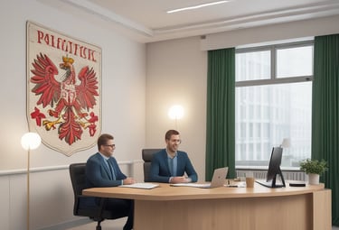 A large industrial water tank with sections made of a light-colored material, supported by a metal frame and beams. Red pipes run alongside the tank, attached to the ground. The setting is outdoors under a clear blue sky, with a paved walkway and some patches of sandy soil visible.