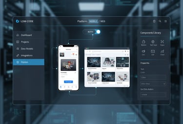 Low-code application development using OutSystems, Mendix, and Bubble platforms