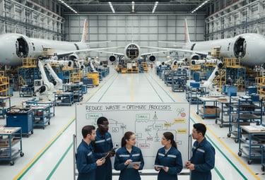 Lean Six Sigma process optimization for manufacturing and aviation
