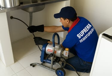 desentupimento de pia