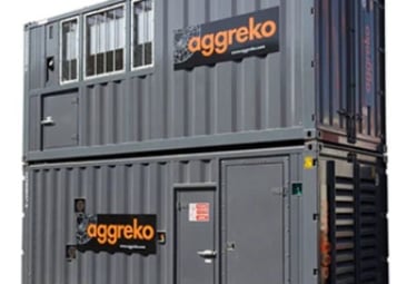 CUMMINS/AGGREKO Osprey, QSK60G22 Natural Gas Generator
