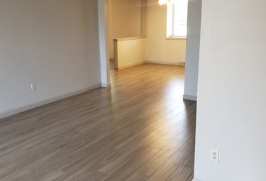 Newly remodeled house. New final point flooring. New painted walls