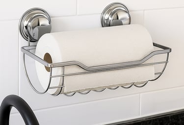 custom suction paper roll holder for kitchen storage solution from Chinese supplier