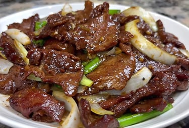 Beef and Onion Stir Fry