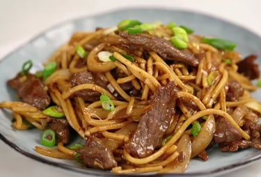Super Tender Mongolian Beef… With Noodles!