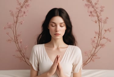 A cozy corner with a notebook and herbal tea, symbolizing thoughtful guidance.