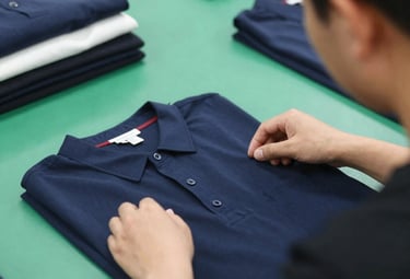 Packages being carefully handled and prepared for shipping in a warehouse.
