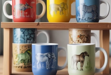 A cozy sweatshirt featuring a custom graphic design displayed on a hanger.