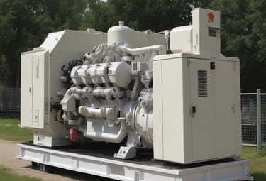 Engineer performing routine maintenance on industrial machinery.