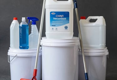 Team members organizing food packages in a clean, modern warehouse.