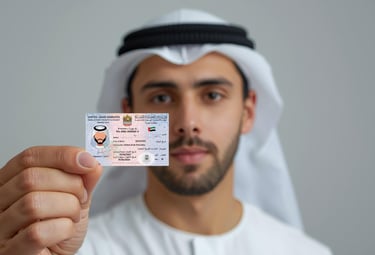 Emirates ID typing at your convenience in Dubai, UAE