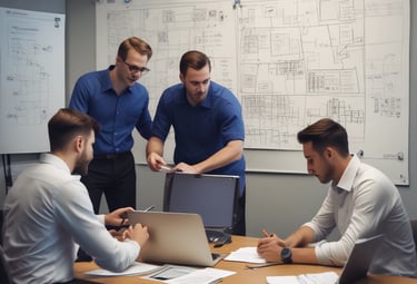 A technician assisting a client remotely with server setup and troubleshooting.