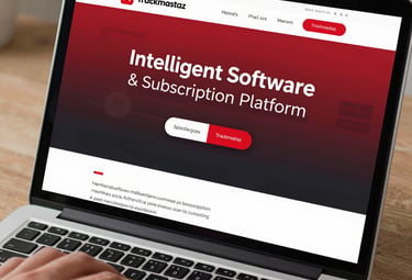A fleet manager reviewing driver behavior reports on a tablet with graphs and charts.