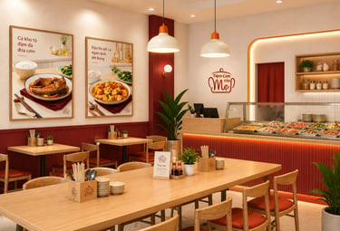 tiệm cơm văn phòng, cơm gia đình
