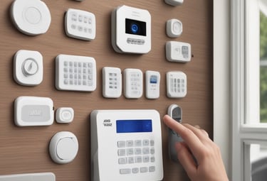 Technician setting up network cables in a server room with glowing equipment.