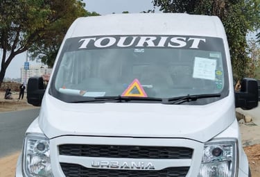 Force Urbania van by Gulshan Shuttle for group travel