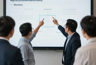 Close-up of a laptop screen showing accessible UX/UI design wireframes.