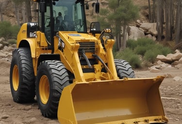 A truck-mounted crane lifting materials at a busy industrial site.