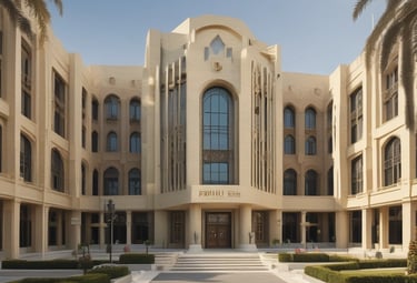 A modern office setting with a team discussing property management strategies.