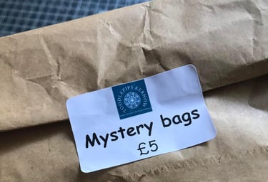 Mystery bags polymer clay gifts handmade in Cornwall