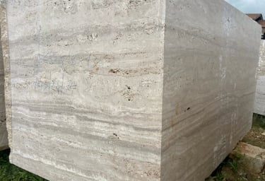 Roman Travertine Block