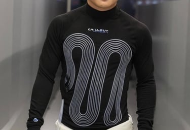 Yuki F1 Driver wearing cooling shirt