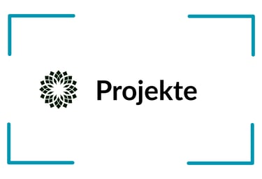 a logo for a project with a picture of a flower