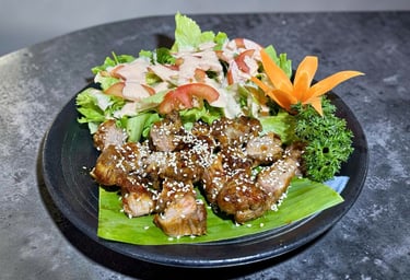 Chẳng dừng nướng salad - Món ngon tại nhà hàng Bếp Dì Toàn