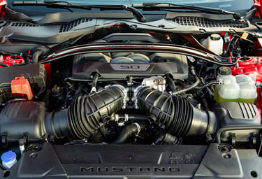 Motor V8 5.0 Coyote do Mustang Dark Horse