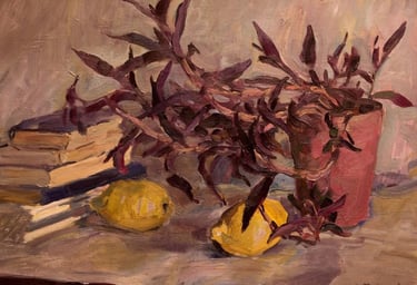 Володимир Федоров, (1920-1986), «Натюрморт з книгами», 1972