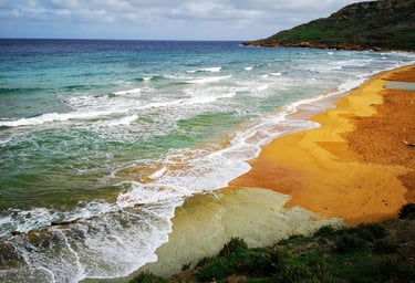Lovely beach in Malta a destination to tax optimisation